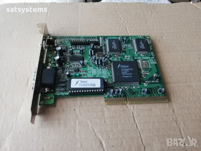 Видео карта VGA Trident 3Dimage 9750 4MB AGP, снимка 5 - Видеокарти - 33109596