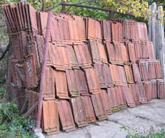 Класически Покривни ЦИГЛИ тип Марсилски КЕРЕМИДИ Фалцови с 2 улея и КАПАЦИ за Ремонт Покриви БАРТЕР, снимка 6 - Строителни материали - 43954420