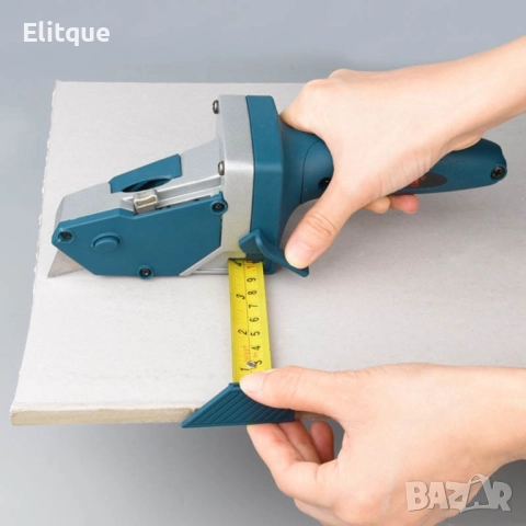 Многофункционален инструмент за рязане на гипсокартон с вградена ролетка 5м. 