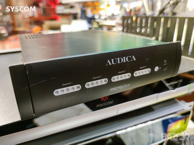 Усилвател Audica Professional MICROplus (4-канален), снимка 2 - Ресийвъри, усилватели, смесителни пултове - 52299269