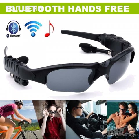 Смарт слънчеви очила с bluetooth слушалки за музика и разговори по всяко време., снимка 1 - Други - 28836959