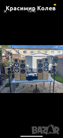 Eltax Symphony 8.3 – Hi-Fi тонколони за ценители с усилвател Onkyo и дистанционнои всички кабели