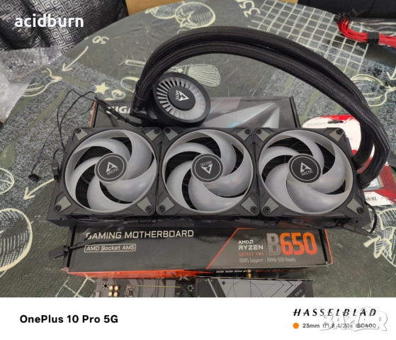 Продавам Ryzen 7 7700 с Gygabyte B650 Eagle AX и 32gb Kingston DDR5, снимка 5 - Процесори - 53204996