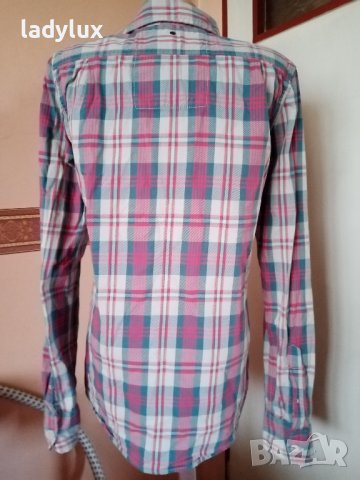 SuperDry, Оригинална Мъжка Риза, Размер S. Код 1889, снимка 5 - Ризи - 38135264