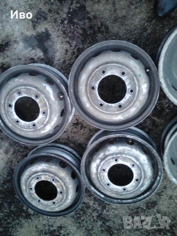 Стоманени джанти за Всякакви Бусове от 12" до 16цола, Единични и Двойни задни гуми. , снимка 15 - Гуми и джанти - 27588660
