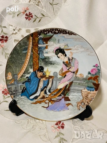 порцеланова чиния за стена , снимка 1