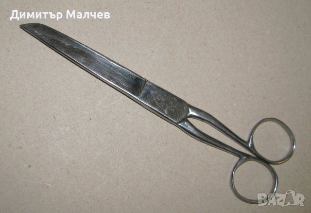 Стара ножица 21 см съвсем запазена, за хартия, картон и платове, снимка 2 - Други инструменти - 44018275