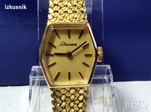 Уникален дамски ретро часовник Schwarz, снимка 2 - Антикварни и старинни предмети - 48407580