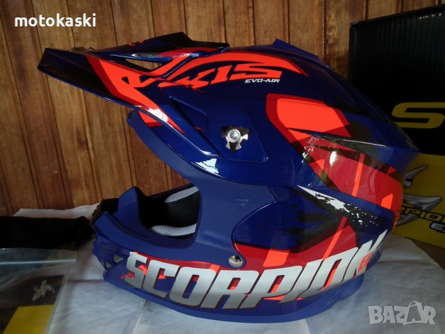 Scorpion VX-15 Evo Air Defender нов мотокрос шлем каска за мотор, снимка 3 - Аксесоари и консумативи - 36945295