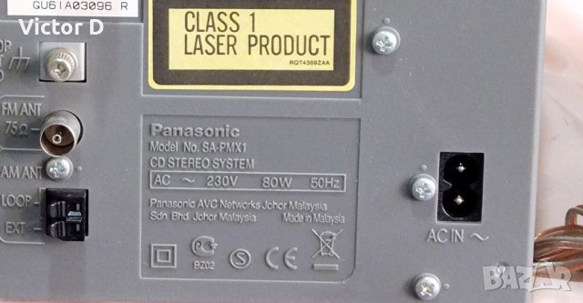 Panasonic SA-PMX1-Аудио система,дистанционно, снимка 11 - Аудиосистеми - 43515553