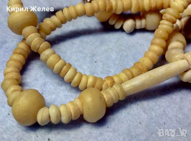 КОМПЛЕКТ СТАРИ ОГЪРЛИЦА и ОБЕЦИ МАЙСТОРСКИ РЪЧНО ИЗРАБОТЕНИ от КОСТ РОГ и БРОНЗЕ ЕтнАРТ НАКИТИ 17412, снимка 14 - Бижутерийни комплекти - 51360686