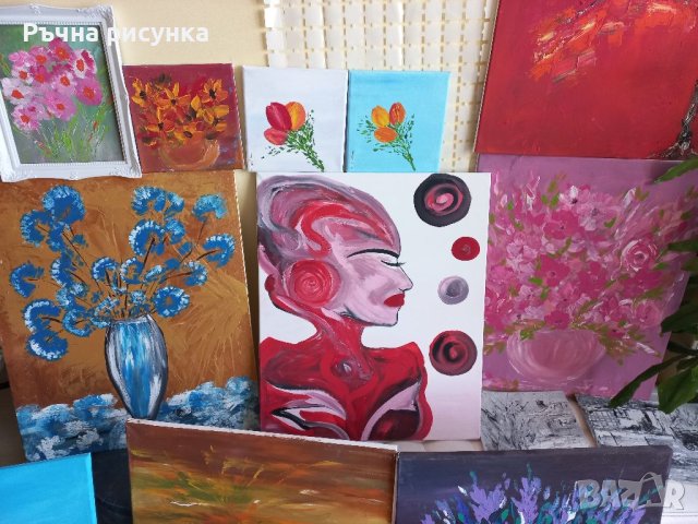 Авторски картини цени от 40 до 70лв, снимка 7 - Декорация за дома - 40769631