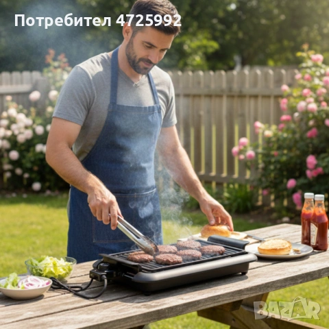 Електрическа скара Schäfer – бързо и чисто готвене у дома и навън, 1500W, снимка 6 - Барбекюта - 53310958