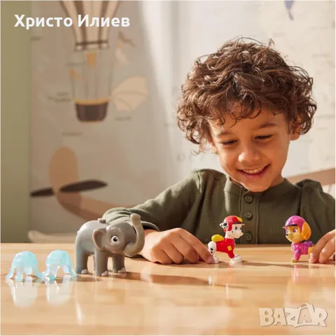 Комплект фигури кученца Paw Patrol Jungle Pups Маршал и Скай Пес Патрул, снимка 8 - Фигурки - 48796170