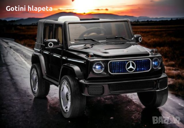 Акумулаторен джип Mercedes EQG Electric G-Class 4X4 12V, снимка 14 - Детски велосипеди, триколки и коли - 43446770