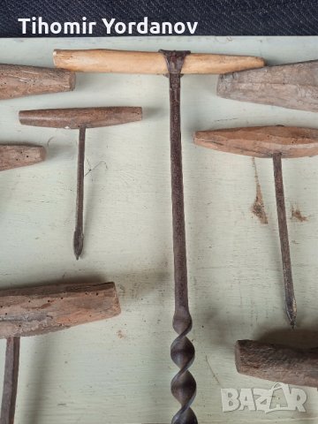 Стари свредла за дърво.20 броя., снимка 7 - Бормашини - 32875311