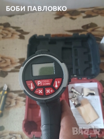 Пистолет за горещ въздух парксайд нов черна серия, снимка 14 - Куфари с инструменти - 52008574