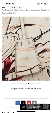 Приказка/Feyri Прада/Prada мека и лека чанта от естествена телешка кожа. Нова, снимка 10 - Чанти - 49908048