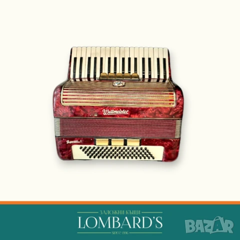 Акордеон Weltmeister 80 баса, N: 44149208, снимка 2 - Акордеони - 53411353