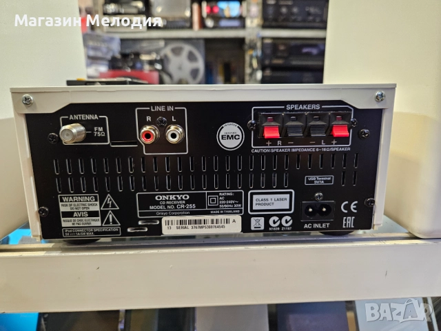 Аудиосистема ONKYO CR-255 с две тонколони и оригинално дистанционно. Има радио, диск, usb, ipod и au, снимка 16 - Аудиосистеми - 50174656