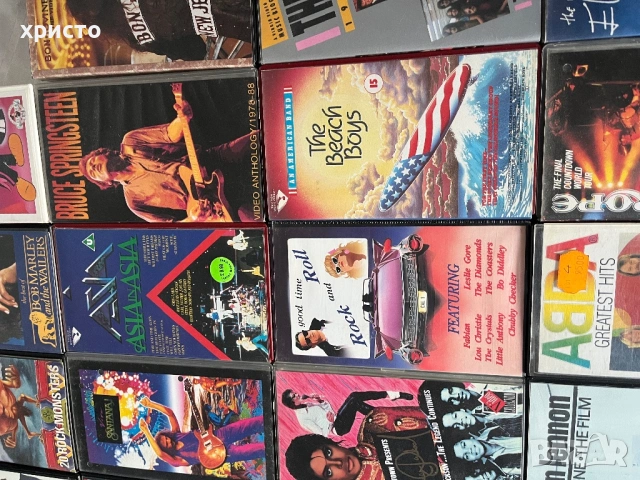 оригинални видеокасети рок и поп мизика, снимка 4 - DVD дискове - 53522875