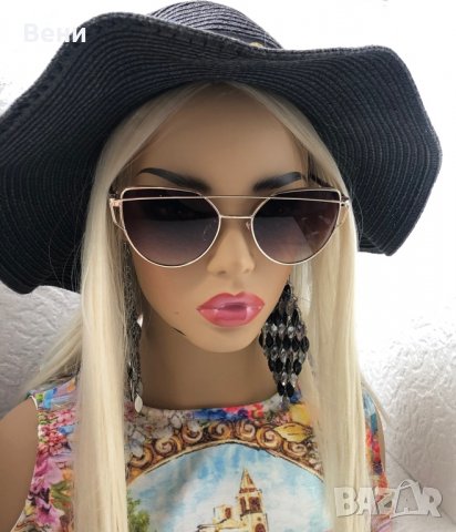 Dior 2020 дамски слънчеви очила котка 22, снимка 4 - Слънчеви и диоптрични очила - 28946322