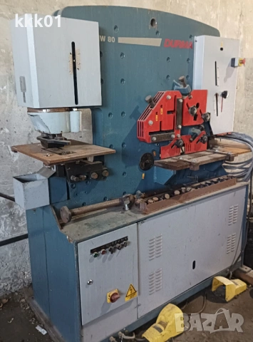 Комбинирана хидравлична пресножица Ironworker DURMA IW 80/150, снимка 2 - Други машини и части - 53086049