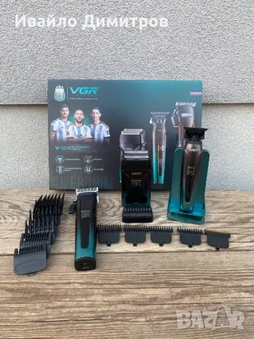 Професионален бръснарски комплект VGR ( 3 машинки ), снимка 2 - Машинки за подстригване - 49014134