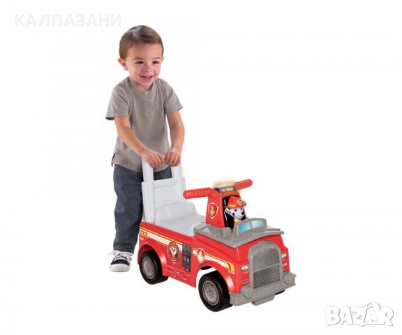 Пес Патрул - кола за каране и бутане - Пожарникарския камион на Маршал 95381, снимка 3 - Детски велосипеди, триколки и коли - 36716206
