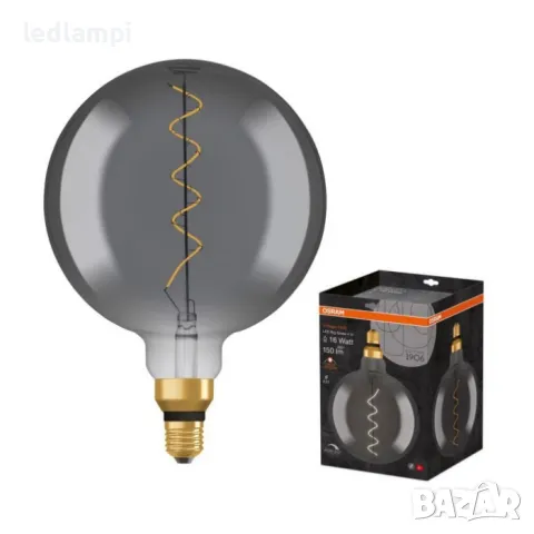 LED лампа 4W VINTAGE 1906 Big Globe200 E27 1800K Ledvance - Димиране - ПРОМО, снимка 2 - Крушки - 47881977