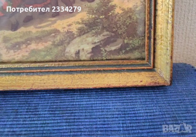Картина, стар немски принтер в дървена рамка. в Картини в гр. Сливен -  ID37733020 — Bazar.bg