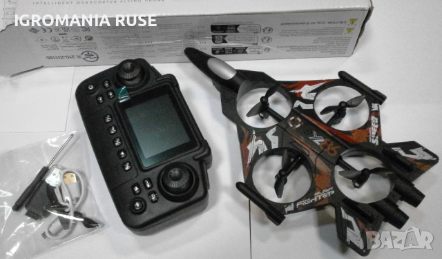 САМОЛЕТ ДИСТАНЦИОННО AIRPLANE AIRCRAFT DRONE ДРОН  Remote Control RC 2.4G Camera Камера, снимка 10 - Дронове и аксесоари - 52931740