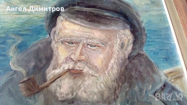 Маслена картина гръцки автор, снимка 2 - Картини - 36648782