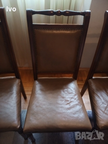 Комплект 6 трапезни стола, снимка 4 - Маси - 52207569