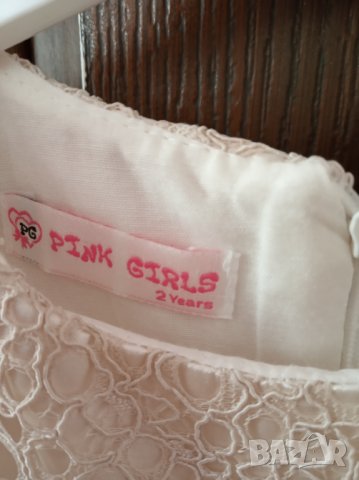 Официална рокля цвят екрю, снимка 5 - Детски рокли и поли - 26502791