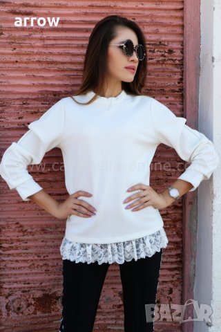 Нежна блуза от Caramella Fashion, снимка 12 - Блузи с дълъг ръкав и пуловери - 26684726