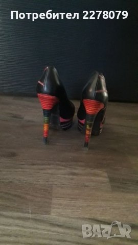 Дамски обувки "mat star"на висок, снимка 3 - Дамски обувки на ток - 40654311