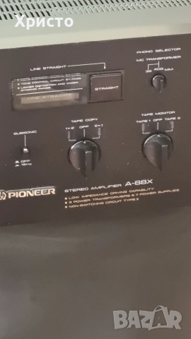 Висок клас усилвател Pioneer A-88X, снимка 3 - Ресийвъри, усилватели, смесителни пултове - 52918914