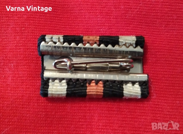 Блок за наградна лента (фелдшпанг) на кръста Хинденбург с мечове. Германия, снимка 2 - Антикварни и старинни предмети - 53211754