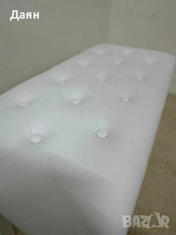 Кожена табуретка с място за съхранение HOMCOM, табуретка за тоалетка, табуретка за пиано , снимка 8 - Столове - 52669413