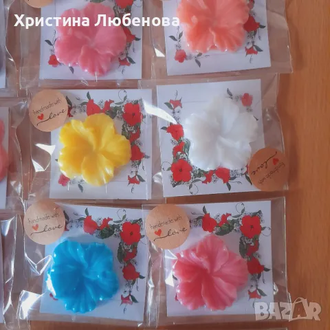 Сапунчета за 8 март, снимка 6 - Изкуствени цветя - 48733801