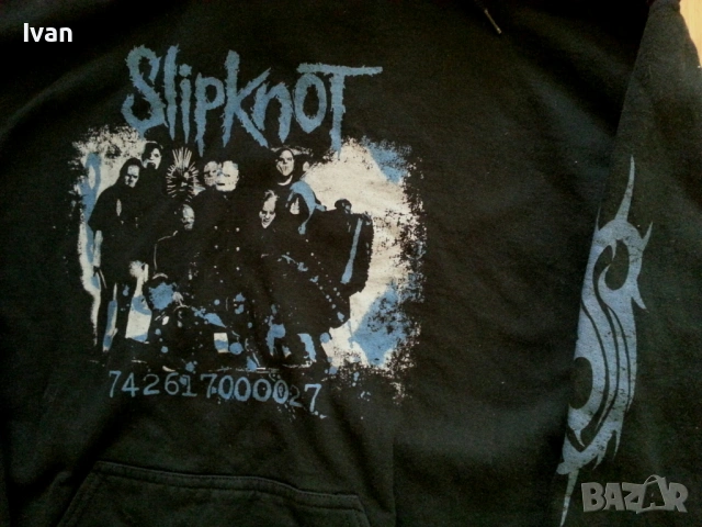 Оригинален суичър на Slipknot , снимка 2 - Спортни дрехи, екипи - 53178886