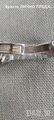 Rolex Oyster Perpetual Day-Date 40 Platinum Factory Baguette Diamonds ice blue 💙 dial 228206 UNISEX, снимка 17 - Мъжки - 52900323