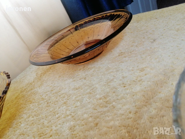 Стъклени фруктиери,чинии,купички соц.производство, снимка 11 - Прибори за хранене, готвене и сервиране - 53396004