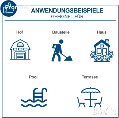 Водоструйка Scheppach HPC1400 1400W 110bar 390l/h, снимка 8 - Парочистачки и Водоструйки - 52463077