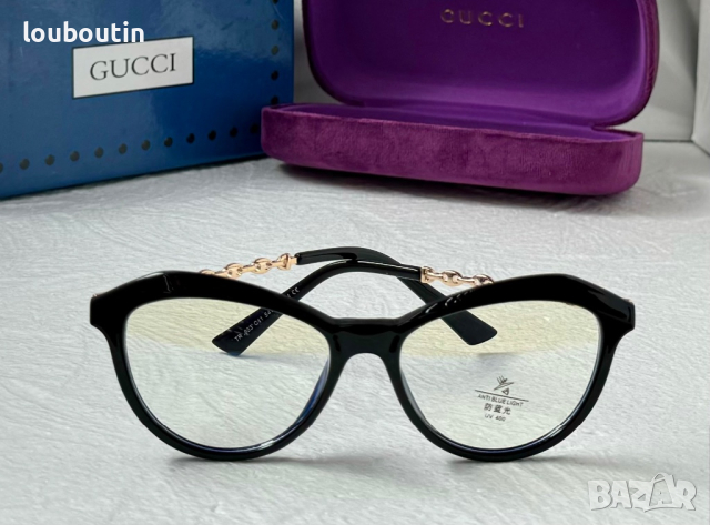Gucci диоптрични рамки.прозрачни слънчеви,очила за компютър, снимка 2 - Слънчеви и диоптрични очила - 44866481