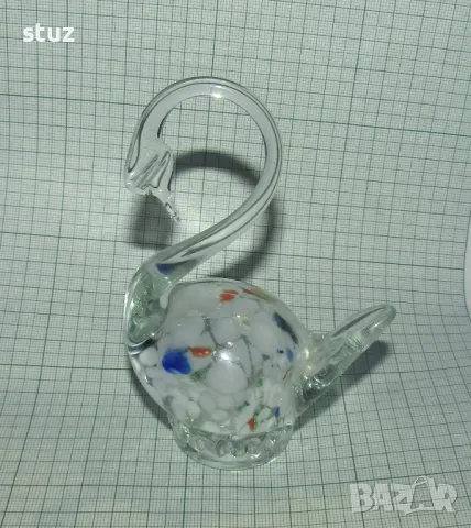 Стъклен лебед, снимка 1