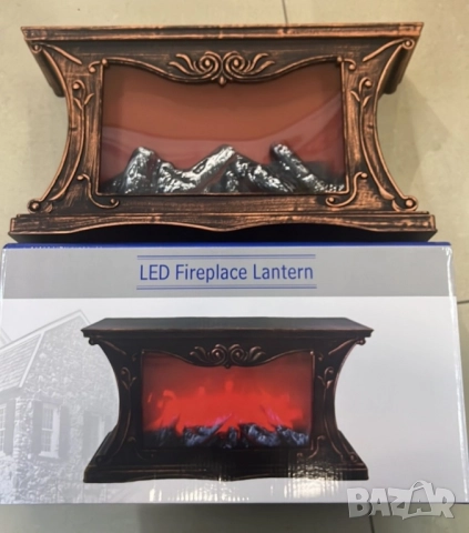 Декоративна LED камина с реалистичен ефект на пламък и жарава, снимка 4 - Други - 52567922