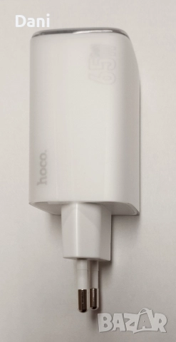 адаптор Hoco 65W type C, снимка 2 - Оригинални зарядни - 52571642