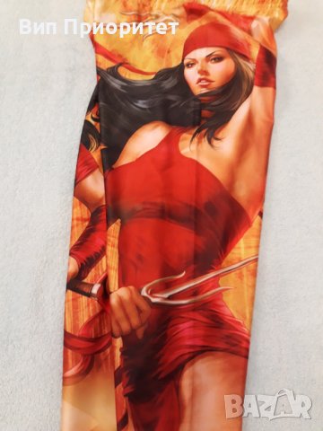 Златен клин с мадама и жезъл. ефектен принт. Дълъг , еластичен, елегантен. , снимка 9 - Клинове - 37408164